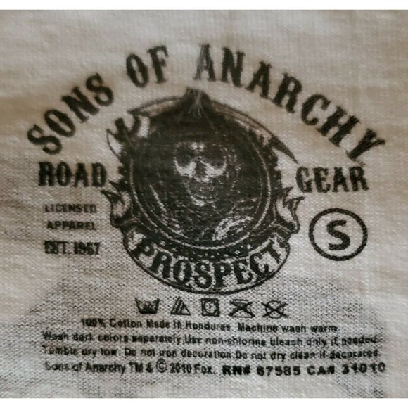 SONS OF ANARCHY PROSPECT ROAD GEAR OFFICIAL LICENSED 2010 TANK TOP NWT - Picture 3 of 9